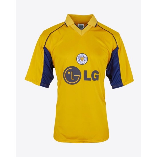 Camiseta Retro Visitante Mujer Leicester City 2002