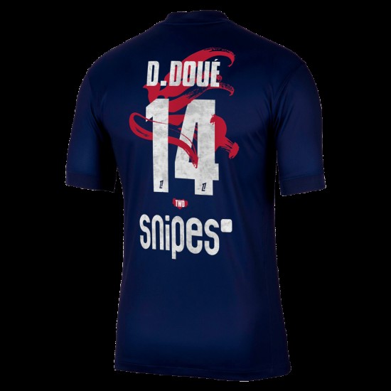 Camiseta Local Año Nuevo Lunar 2025/26 PSG D.Doué #14 Hombre