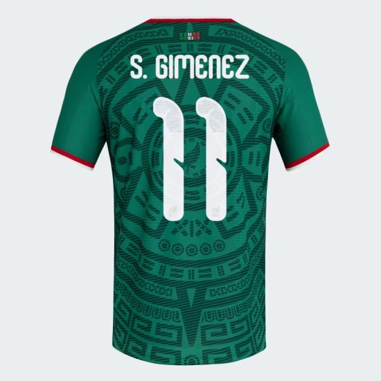 Camiseta Oficial Local México 2026 Hombre S. GIMENEZ #11
