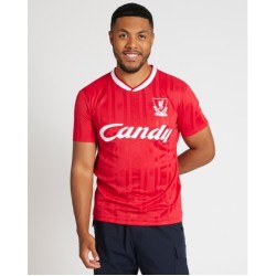 Camiseta retro local Candy Liverpool 1987/89 de hombre