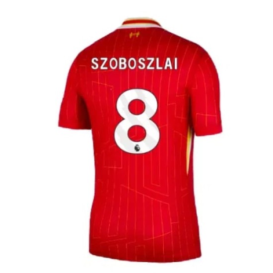 Camiseta de casa SZOBOSZLAI Liverpool 2024/25 para hombres Camiseta de casa SZOBOSZLAI Liverpool 2024/25 para hombres