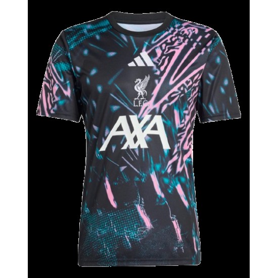 Camiseta Prepartido Tercera Liverpool 2025/26 para Hombre - Negra