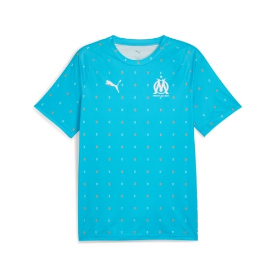 Hombre OM 2025/26 Tercera Camiseta de Prepartido - Azul Celeste Hombre OM 2025/26 Tercera Camiseta de Prepartido - Azul Celeste