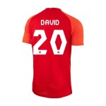 Jonathan David #20 Canadá Camiseta de Local Mundial 2022