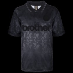 Camiseta Retro Blackout Manchester City 1990 para Hombre