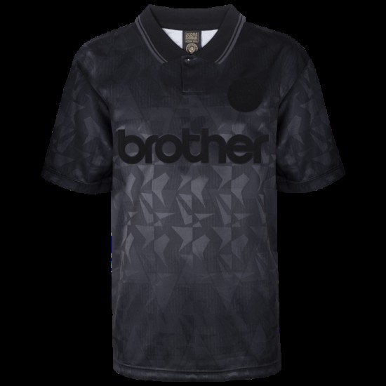 Camiseta Retro Blackout Manchester City 1990 para Hombre