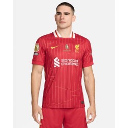 Camiseta Hombre Liverpool 2024/25 Local Campeones LFC + Trofeo Dorado + Insignia