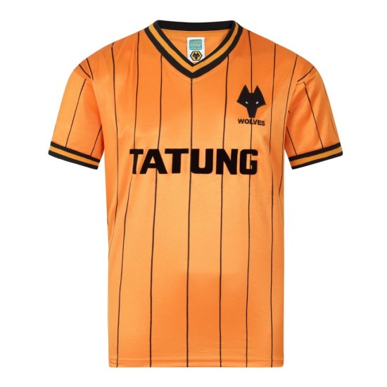 Mujeres Wolverhampton Wanderers 1982 Casa Retro Camiseta Mujeres Wolverhampton Wanderers 1982 Casa Retro Camiseta