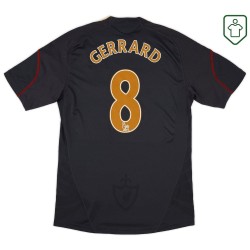 Camiseta retro visitante hombre Liverpool 2009/10 Gerrard #8