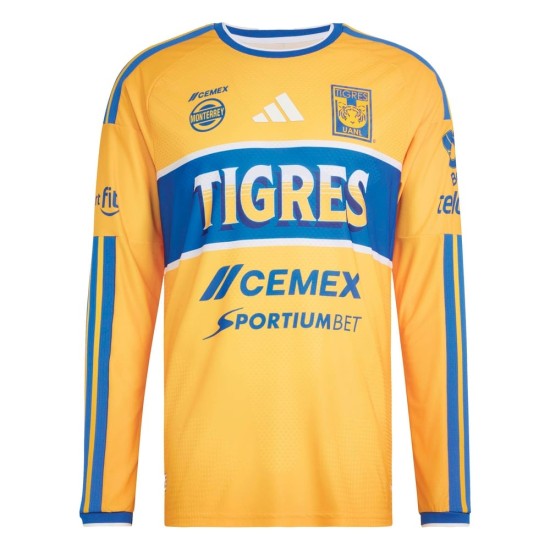 Camiseta de manga larga de local Tigres UANL 2026/27 para mujer