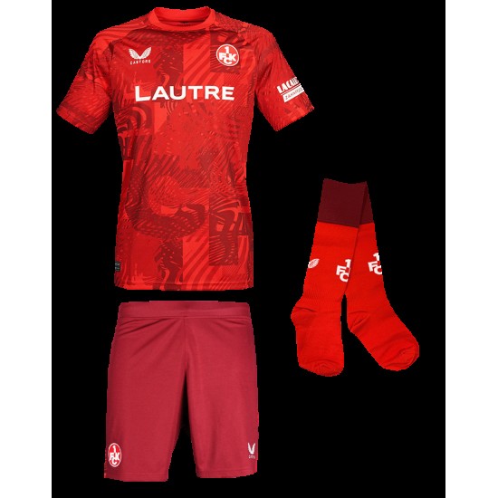 Kit local 1. FC Kaiserslautern 2024/25 para niño