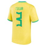 Camiseta de casa T.SILVA Brasil 2022/23 para mujeres Camiseta de casa T.SILVA Brasil 2022/23 para mujeres