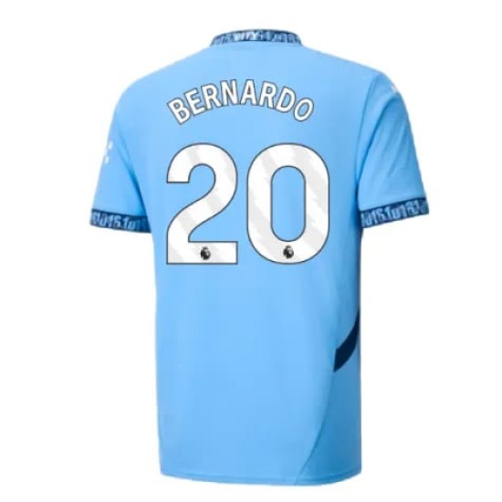 Camiseta de casa BERNARDO Manchester City 2024/25 para hombres