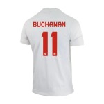 Tajon Buchanan #11 Canadá Camiseta de Visita Mundial 2022 Tajon Buchanan #11 Canadá Camiseta de Visita Mundial 2022