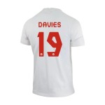 Alphonso Davies #19 Canadá Camiseta de Visita Mundial 2022 Alphonso Davies #19 Canadá Camiseta de Visita Mundial 2022