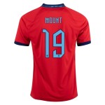 Mason Mount #19 Inglaterra Camiseta de Visita Mundial 2022 Mason Mount #19 Inglaterra Camiseta de Visita Mundial 2022