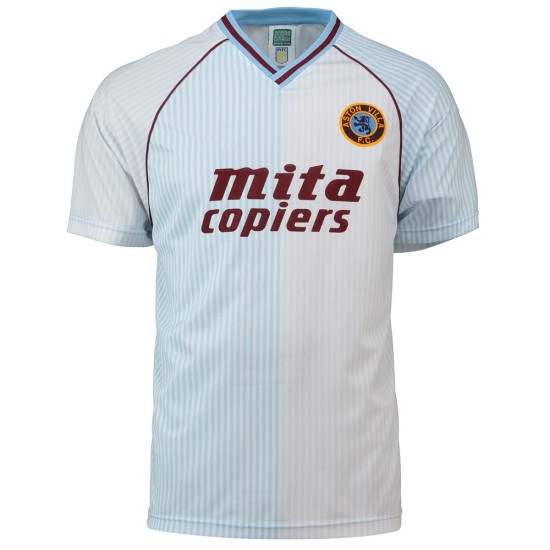 Camiseta Retro Visitante Aston Villa 1988 Hombre