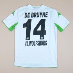 Camiseta de visitante DE BRUYNE VfL Wolfsburg 2014/15 para niños