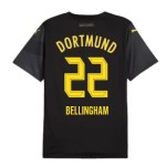 Camiseta de visitante BELLINGHAM BVB Borussia Dortmund 2024/25 para niños Camiseta de visitante BELLINGHAM BVB Borussia Dortmund 2024/25 para niños
