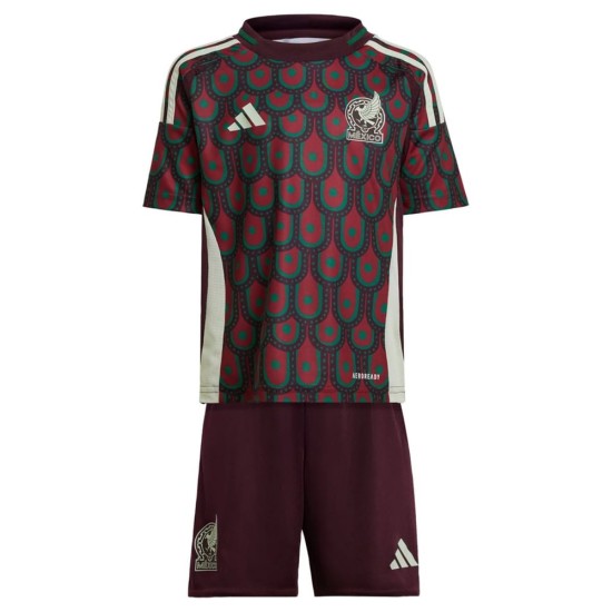 Camiseta+Pantalones Cortos Infantil México de Local Copa América 2024