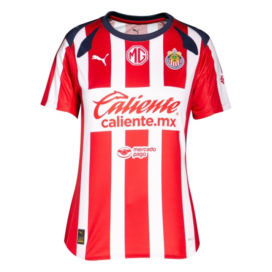 Camiseta de local para mujer del Guadalajara Chivas 2025/26 Camiseta de local para mujer del Guadalajara Chivas 2025/26