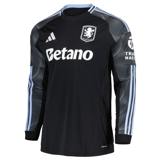 Camiseta de manga larga de visitante Aston Villa 2025/26 Niño