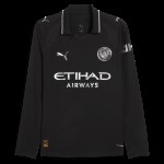 Camiseta de Visitante de Manga Larga Niño Manchester City 2025/26