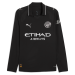 Camiseta de Visitante de Manga Larga Hombre Manchester City 2025/26