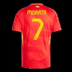 Álvaro Morata #7 España Camiseta de Local EURO 2024