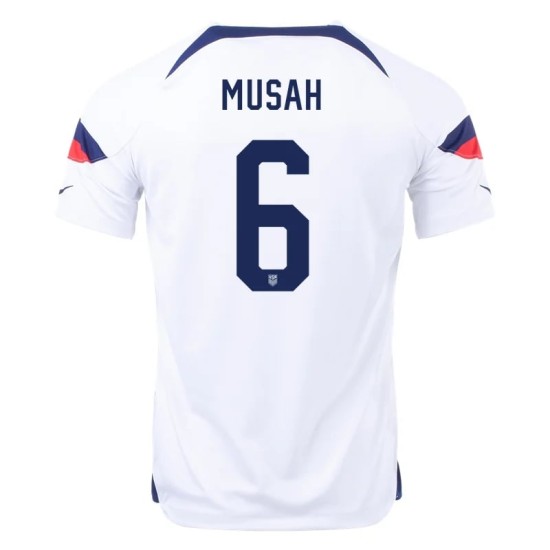 Yunus Musah #6 USMNT Camiseta de Local Mundial 2022