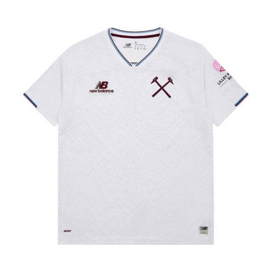 Camiseta visitante infantil West Ham United 2026/27 sin patrocinador