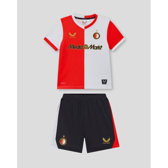 Kit local Feyenoord 2025/26 para niño