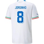 Jorginho #8 Italia Camiseta de Visita Mundial 2022