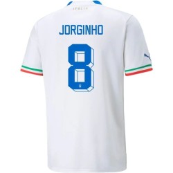 Jorginho #8 Italia Camiseta de Visita Mundial 2022