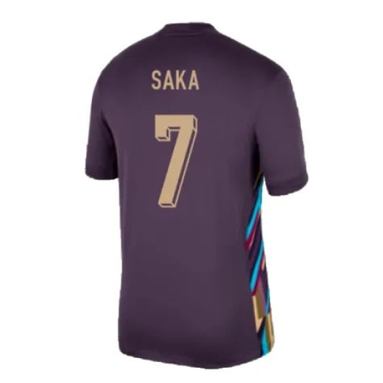 Camiseta de visitante SAKA Inglaterra 2024/25 para mujeres Camiseta de visitante SAKA Inglaterra 2024/25 para mujeres