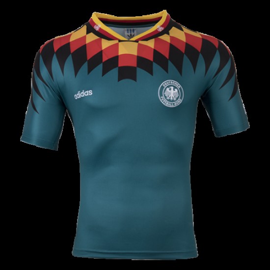 Alemania Camiseta Retro de Visita 1994 Alemania Camiseta Retro de Visita 1994
