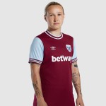 Camiseta de casa de mujer West Ham United 2024/25 Camiseta de casa de mujer West Ham United 2024/25