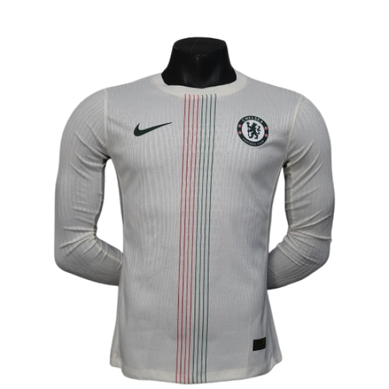 Mujer Chelsea 2025/26 Camiseta de Visitante Manga Larga