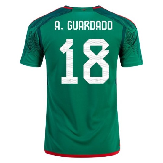Andres Guardado #18 México Camiseta de Local Mundial 2022