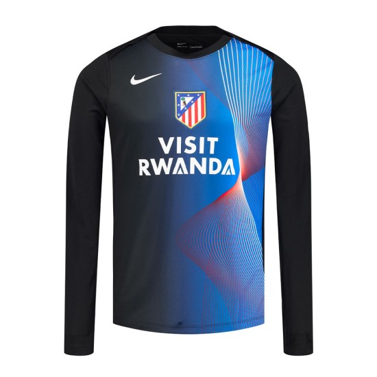 Camiseta infantil Atlético de Madrid 2025/26 tercera UEFA prepartido manga larga Camiseta infantil Atlético de Madrid 2025/26 tercera UEFA prepartido manga larga