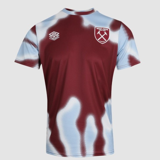 Camiseta pre-partido de tercera de hombre West Ham United 2024/25 Camiseta pre-partido de tercera de hombre West Ham United 2024/25