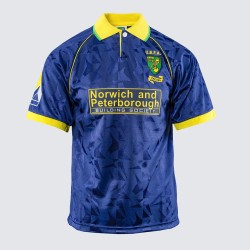 Camiseta retro UEFA Cup de visitante del Norwich City para hombre 1993