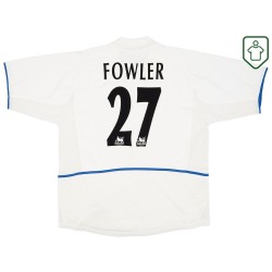 Camiseta retro local hombre Leeds United 2002/03 Fowler #27