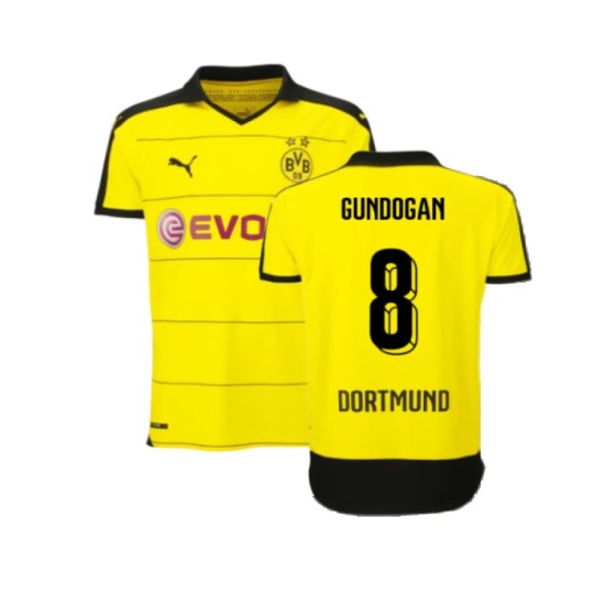 Camiseta de casa GUNDOGAN BVB Borussia Dortmund 2015/16 para niños Camiseta de casa GUNDOGAN BVB Borussia Dortmund 2015/16 para niños