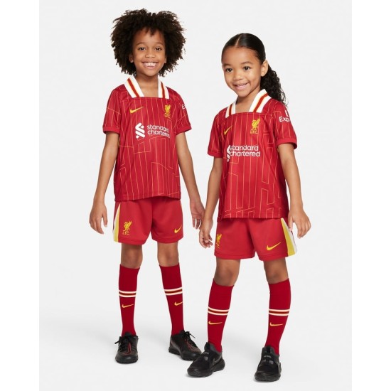 Kit de local de niños Liverpool 2024/25 Kit de local de niños Liverpool 2024/25