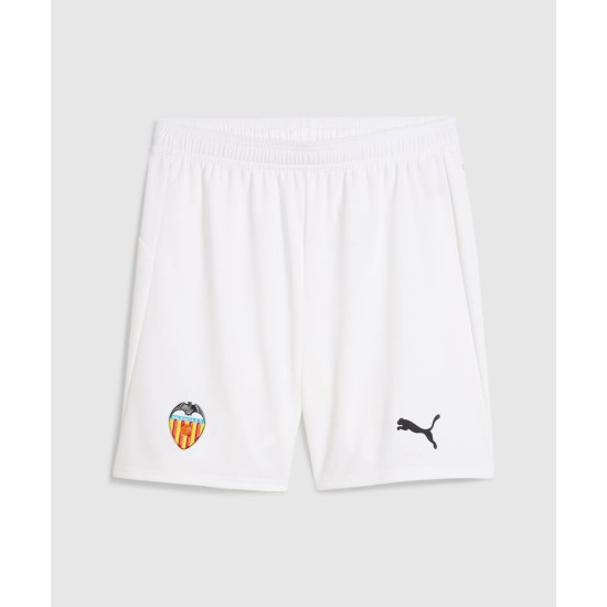 Pantalones cortos de local blancos del Valencia CF 2025/26 para hombre Pantalones cortos de local blancos del Valencia CF 2025/26 para hombre