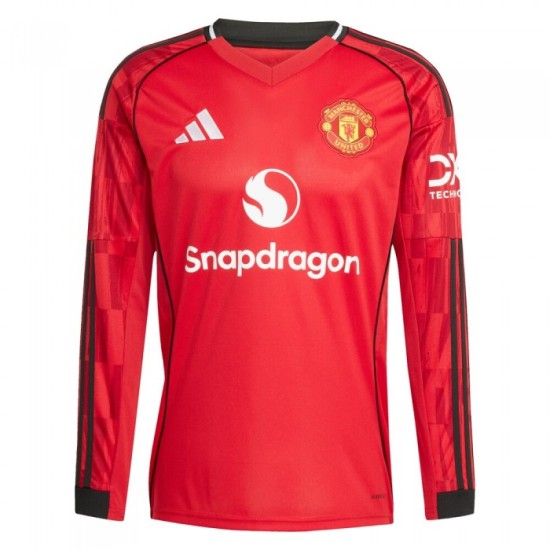 Mujer Manchester United 2025/26 Camiseta Tercera de Manga Larga Mujer Manchester United 2025/26 Camiseta Tercera de Manga Larga