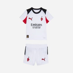 Niño Milan 2025/26 Conjunto de Visitante
