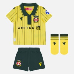Kit visitante 2025/26 del Wrexham AFC para niño