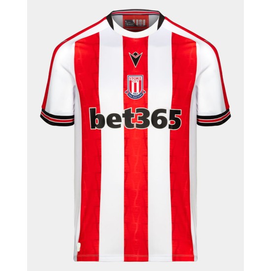 Camiseta Local de Stoke City 2024/25 para Hombres Camiseta Local de Stoke City 2024/25 para Hombres